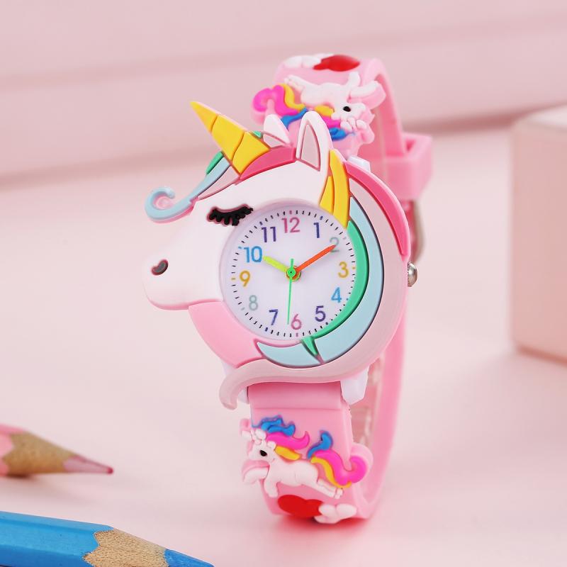 子供のレインボークラウドプリント時計、シリコンバンド、子供、 - Silicone Watch Band 22Mm のレビューと価格
