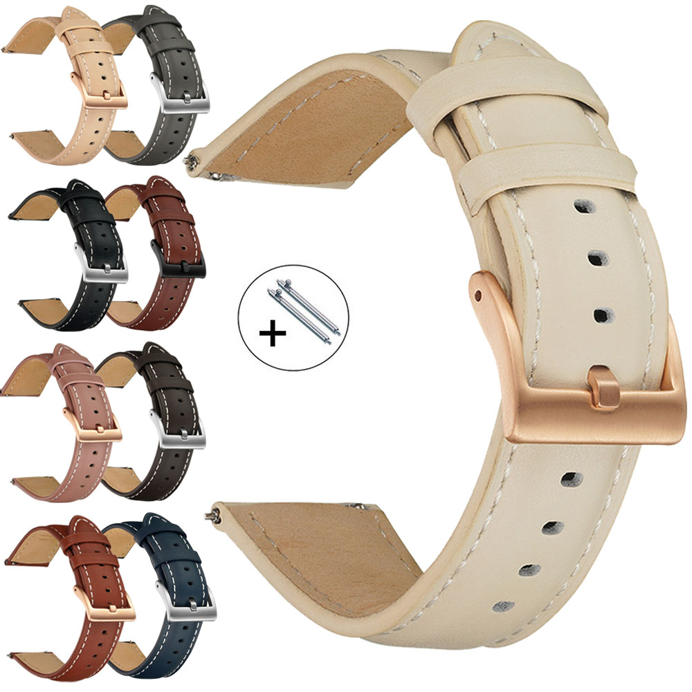 14mm 16mm 18mm 20mm 22mm 本革時計バ - Leather Strap Quick Release のレビューと価格