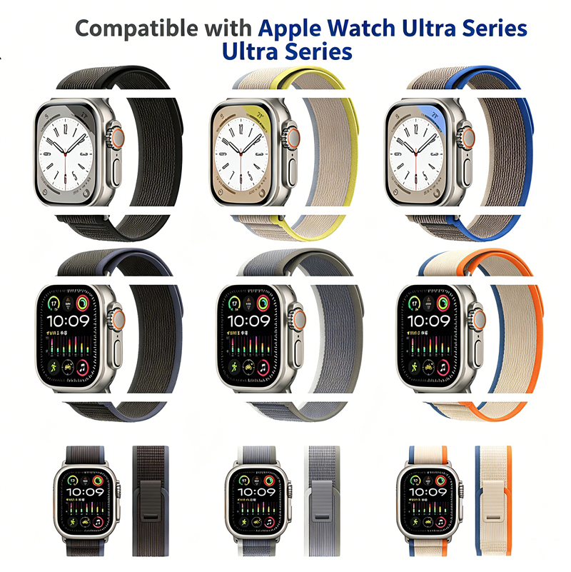 高度なループストラップ織り込みベルクロ、Apple Watc - Sport Loop Velcro のレビューと価格