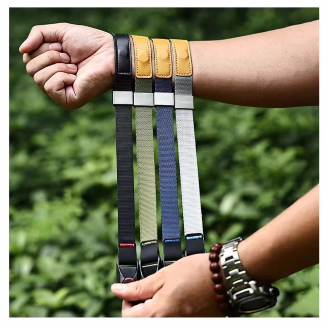 クイックリリースカメラリストストラップ 快適なレザー＆ナイロ - Leather Strap Quick Release のレビューと価格