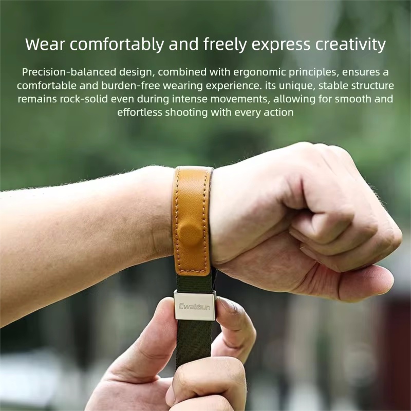 クイックリリースカメラリストストラップ 快適なレザー＆ナイロ - Leather Strap Quick Release のレビューと価格